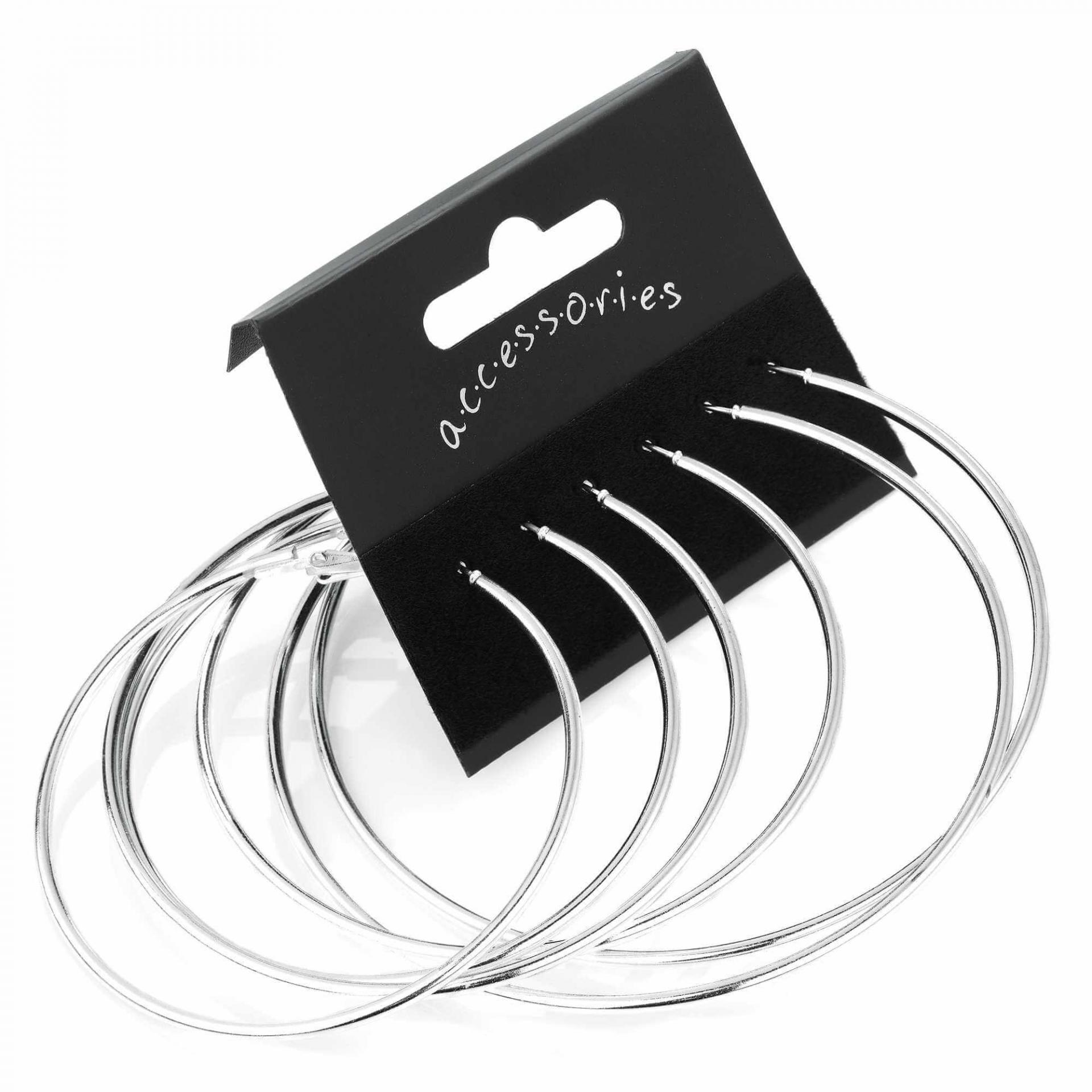 Boucles d oreilles fantaisie creeole en argent image 2019