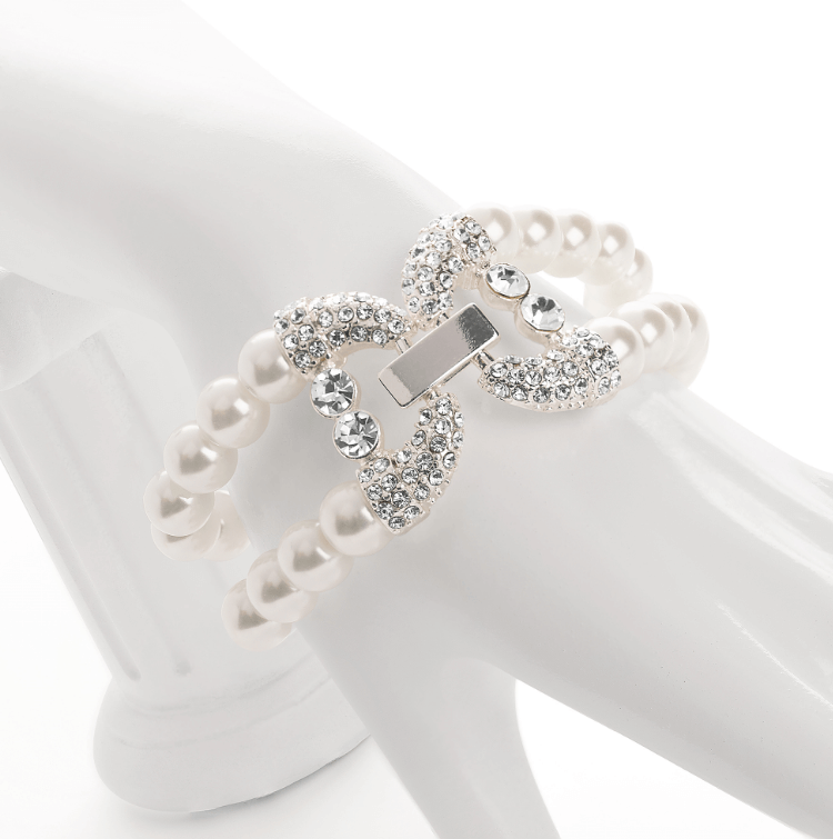 Bracelet fantaisie de perles nacree pour ceremonie image 2019