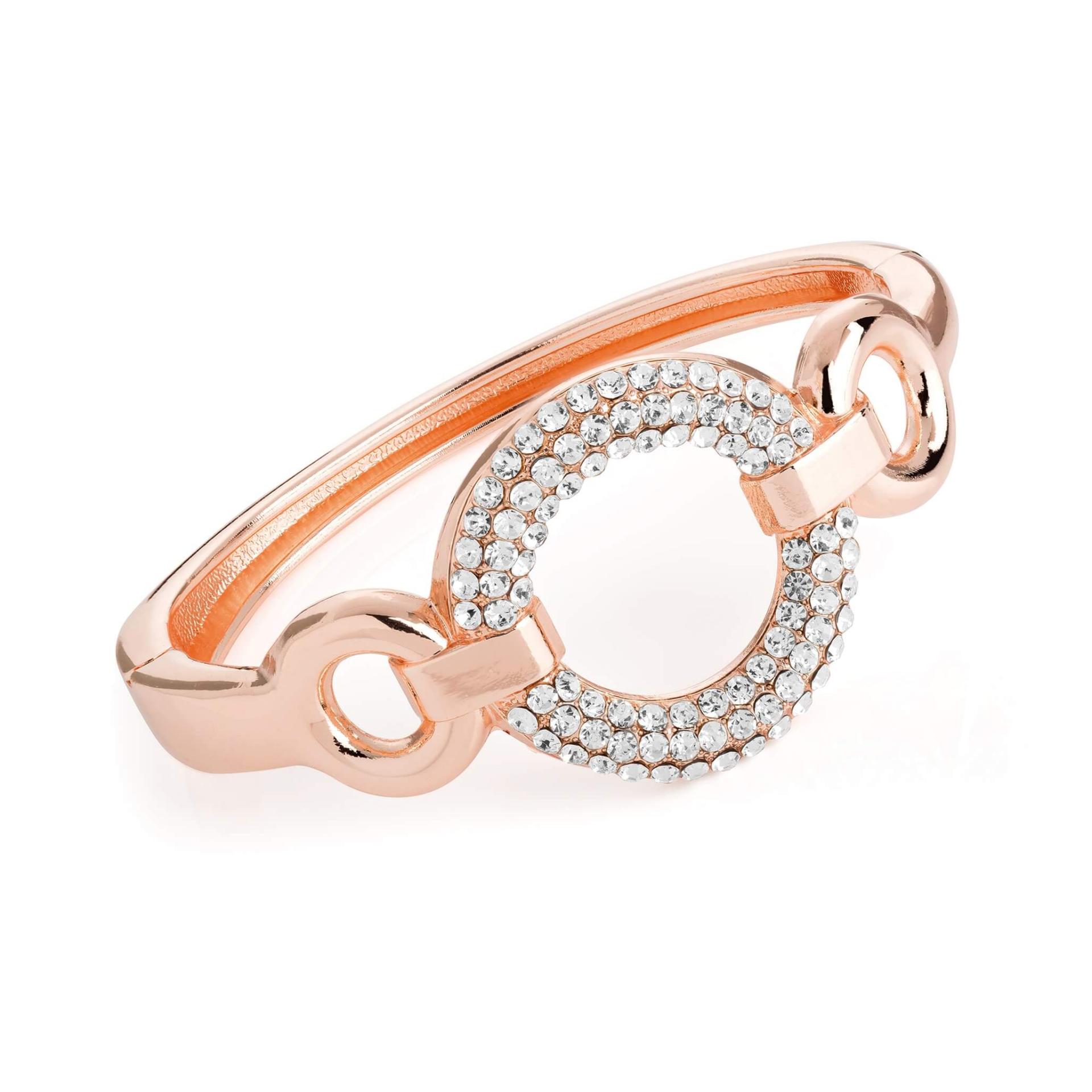Bracelet jonc en or rose image 2019