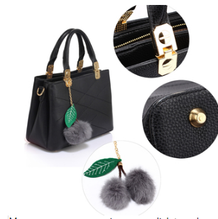 Caracteristique sac noir femme 1