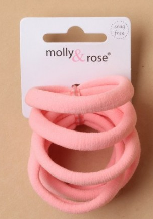Elastique cheveux rose