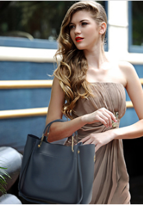 Idee tenue avec sac cabas bleu