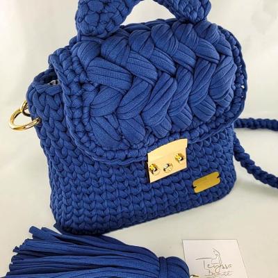 Sac à Main INDIGO en transparence - LE BLEU