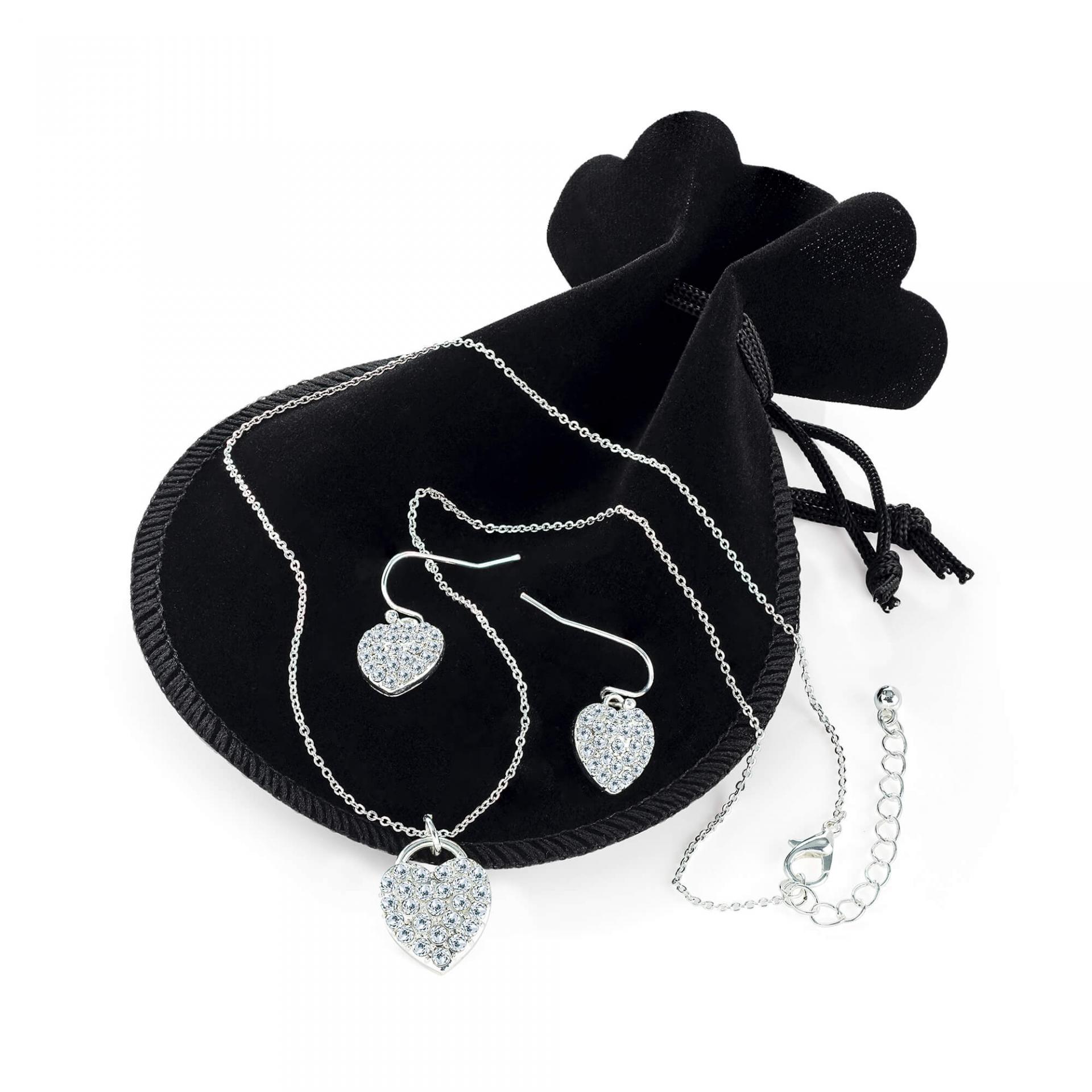 Set de bijoux fantaisie avecpendentif ceour image 2019